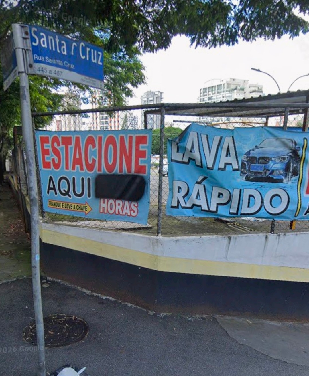 Estacionamento aceita motorhomes